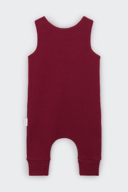 Claret Red Dungarees