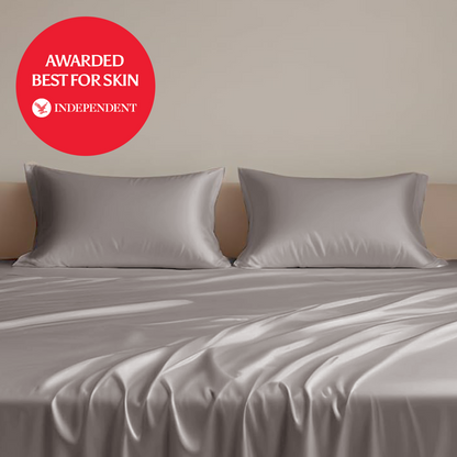 100% Organic Bamboo Silk Pillowcases (2 Pack)