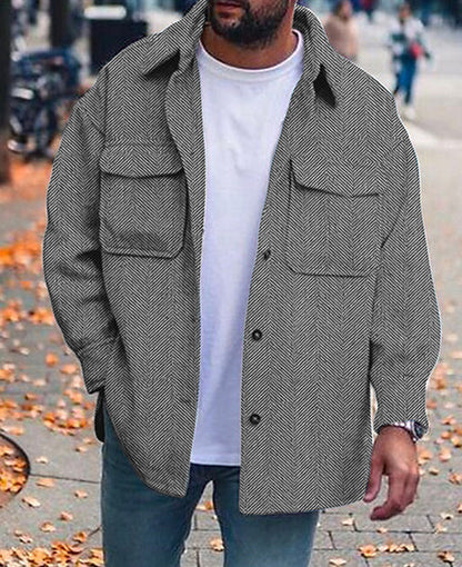 Men Polo Collar Top