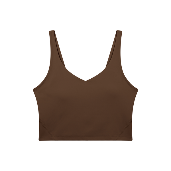 Women's V-Neck Yoga Sports Bra