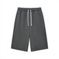Relaxed Drawstring Three-quarter Sweatpants