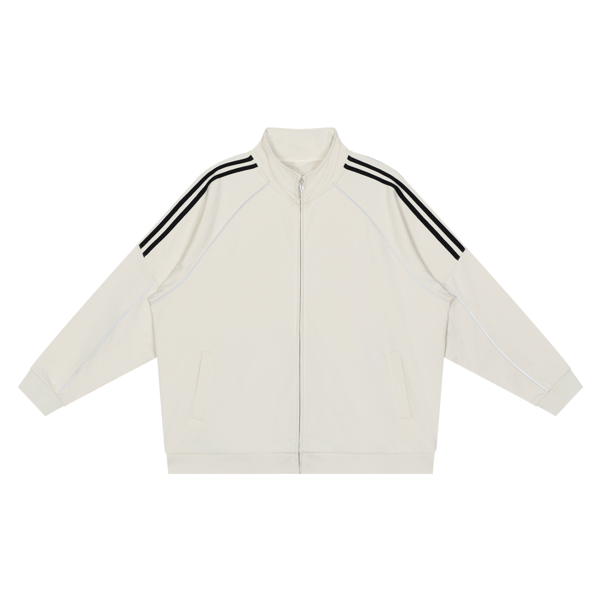 Waran Reflection Striped Raglan Sleeve Jacket 365GSM