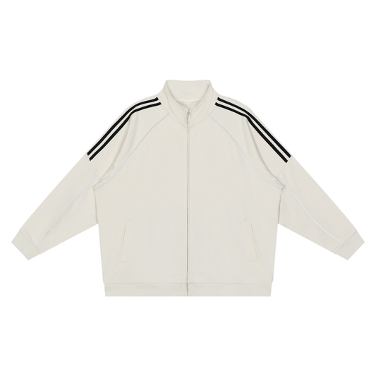 Waran Reflection Striped Raglan Sleeve Jacket 365GSM