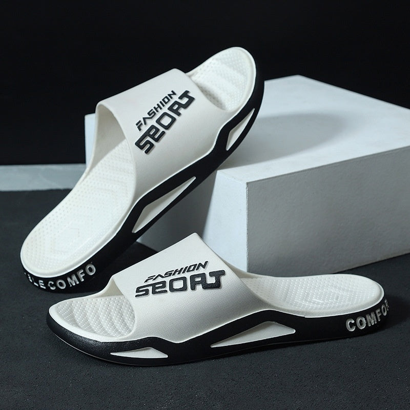 Men's Thick-soled Basketball Fashion Slippers