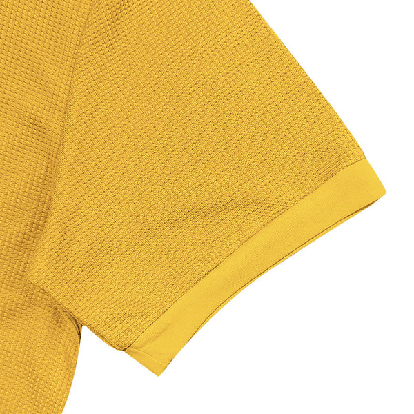 Polo à manches courtes gaufré homme