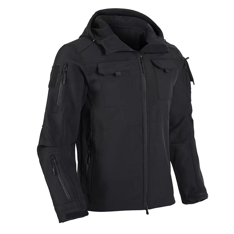 Fleece-lined Wind Waterproof Jacket
