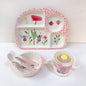 Bamboo Compartment Dinner Plate set