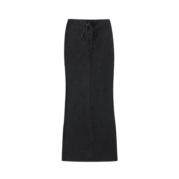 Waran Women’s Dyed Washed Drawstring Maxi Skirt