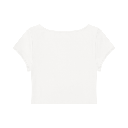 Women's Slim Cap Sleeve Crop T-Shirt