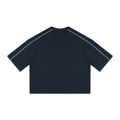 Unisex Heavyweight Boxy Piping T-Shirt