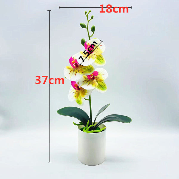 Simulated Bonsai Artificial Flower Bonsai Simulated Butterfly Orchid - Stuffs & Savers