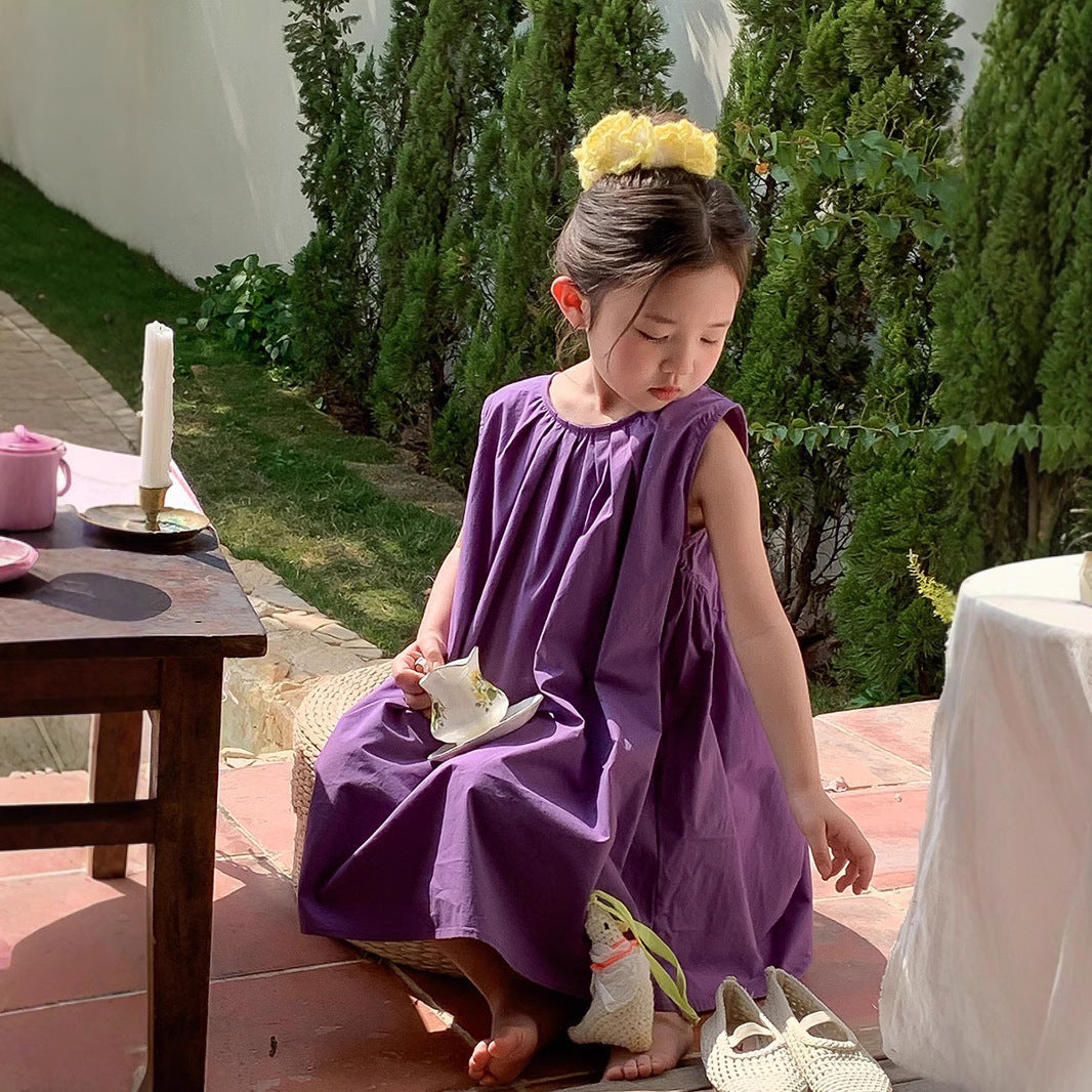 Children's Round Sleeveless Shirt