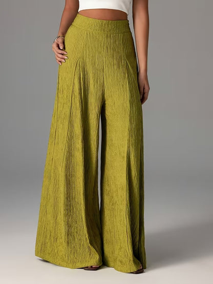 High-waisted Wide-leg Pants