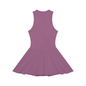 Women's Ruched Sleeveless Full-Zip Dress 220GSM