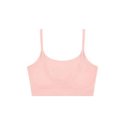 Women's Solid U-Neck Sports Bra