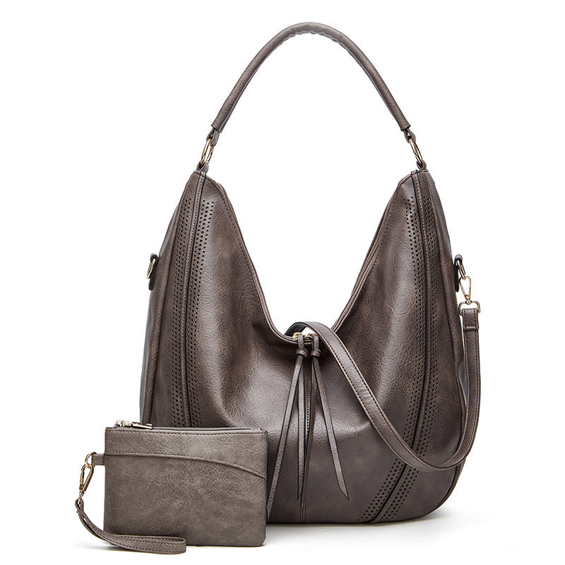 Tassel Hollow One-shoulder Casual Bag