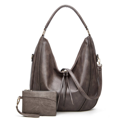 Tassel Hollow One-shoulder Casual Bag
