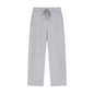 Solid Color Straight-Leg Sweatpants