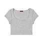 Women's Slim Cap Sleeve Crop T-Shirt