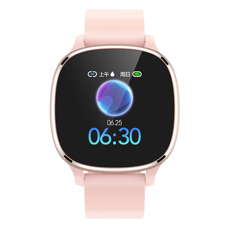 Bracelet intelligent grand écran tactile complet fréquence cardiaque Bluetooth sport
