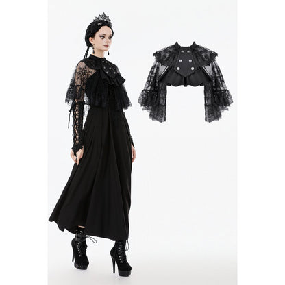 Capelet dentelle à volants Bellatrix Dark in Love