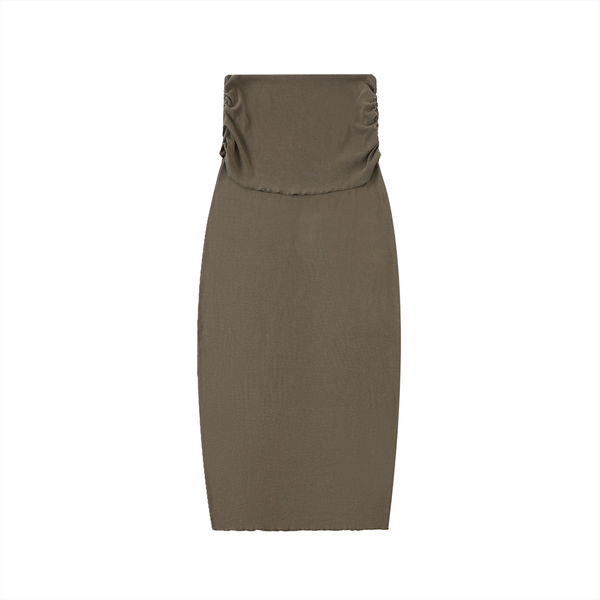 Waran Women’s Dyed Washed Straight Hip-Hugging Slim Maxi Skirt
