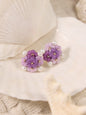 Alyssum Fairy Bloom Earrings – Delicate Floral Crochet Drops