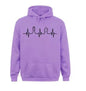 Chess Heartbeat 3D Digital Printed Long Sleeve Hoodie