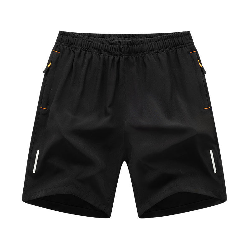 Shorts de sport et de loisirs amples pour hommes grandes tailles, en soie glacée