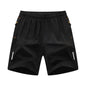 Shorts de sport et de loisirs amples pour hommes grandes tailles, en soie glacée