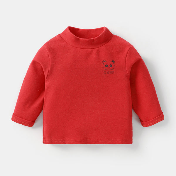 Vêtement pour bébé, t-shirt à col montant