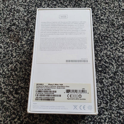 Apple iPhone 5 White Empty Phone Box