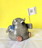 Pigeon with Sign (Made to Order)