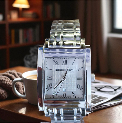 Montre carrée classique Burberry pour hommes BU1550
