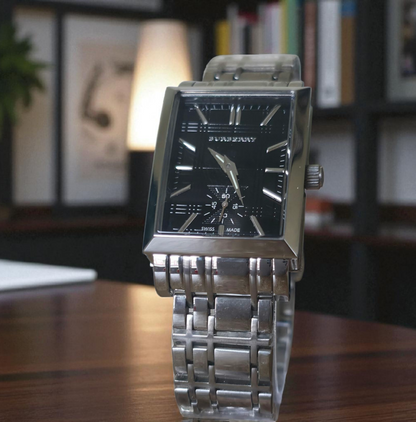 Burberry Ladies Classic Rectangle Watch BU1321