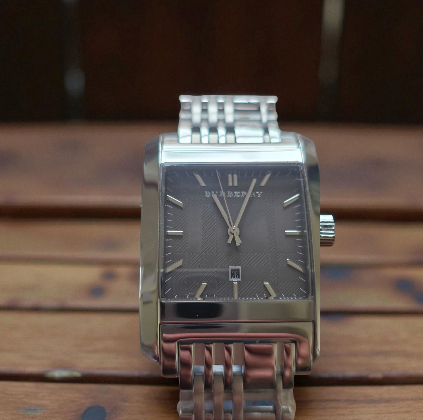 Burberry Men's Classic Rectangle Watch BU1568
