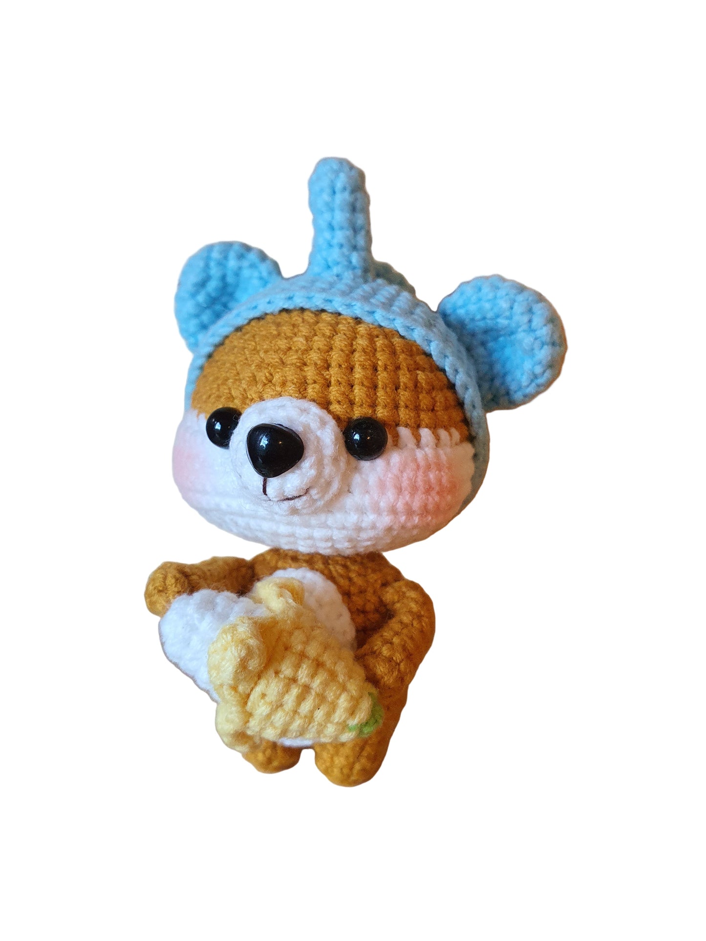 Dress-Up Shiba – Handmade Crochet Shiba Keychain & Cute Gift