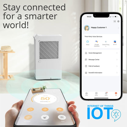 25L/Day Dehumidifier with Smart App Controls