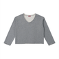 Women's Raw Hem Long Sleeve T-Shirt 310GSM