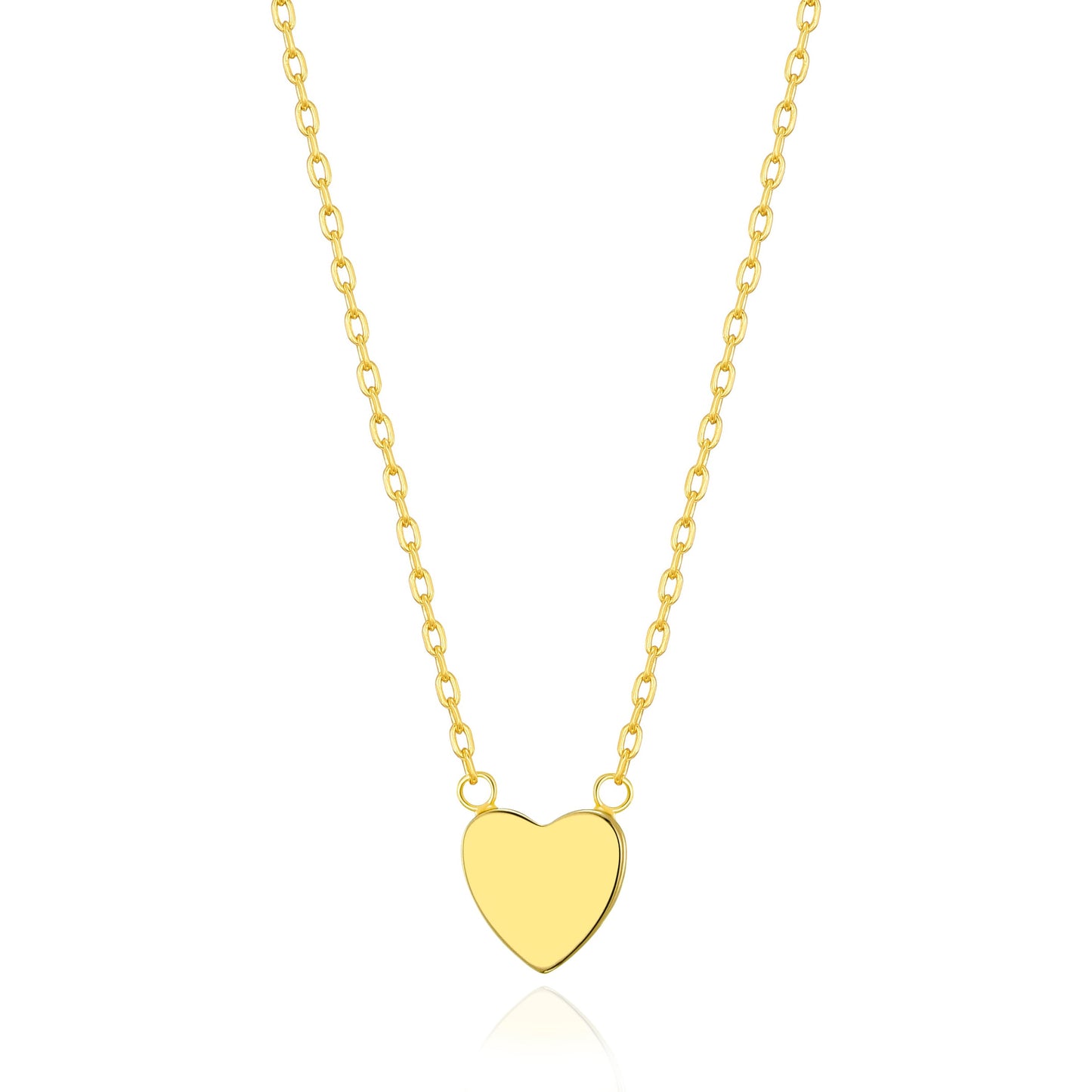 18k Gold Plated Sister Heart Necklace with Quote Card
