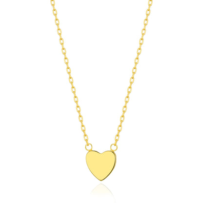 18k Gold Plated Sister Heart Necklace with Quote Card