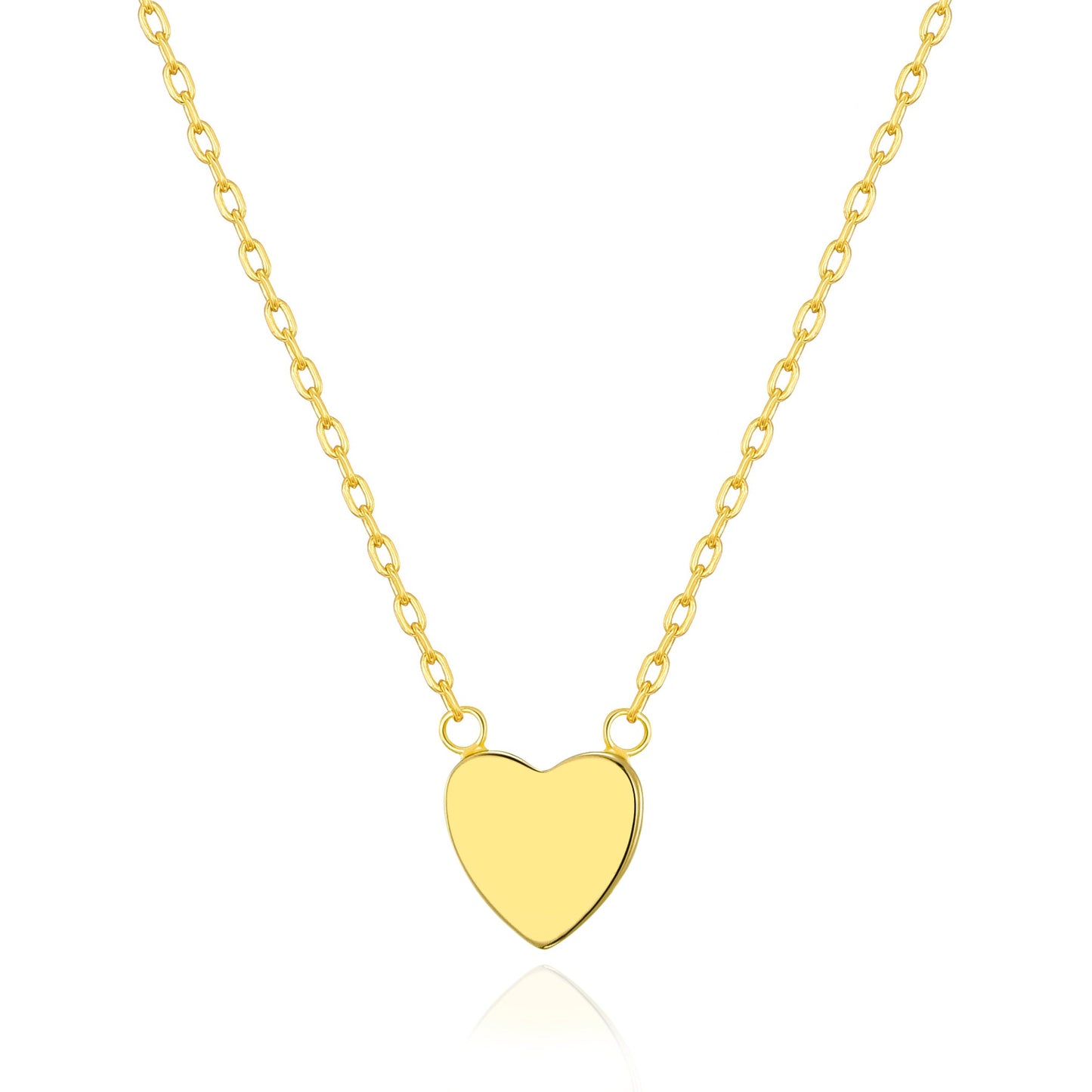 Gold Plated Sister Heart Necklace with Quote Card