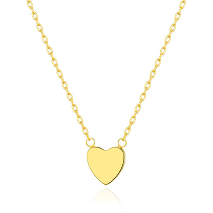 Gold Plated Sister Heart Necklace with Quote Card