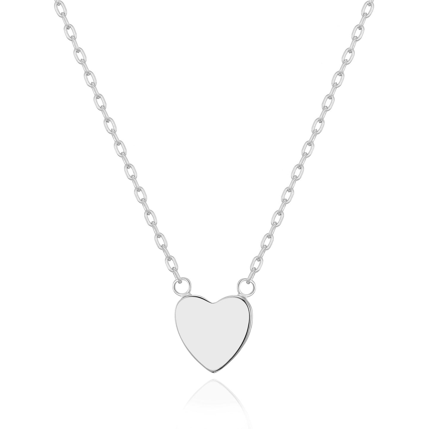 Silver Plated Sister Heart Necklace with Quote Card