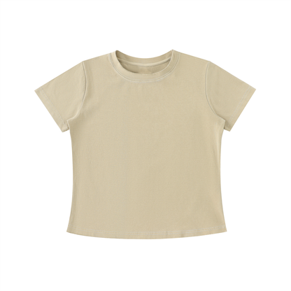 Womens Vintage Wash Slim Fit T-shirt