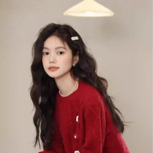 Knitwear With Suspenders Two-piece Set