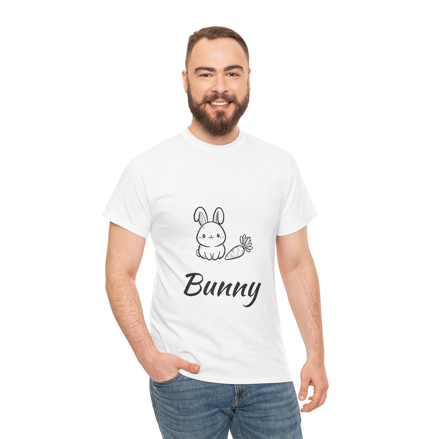 Bunny Unisex Heavy Cotton T-Shirt