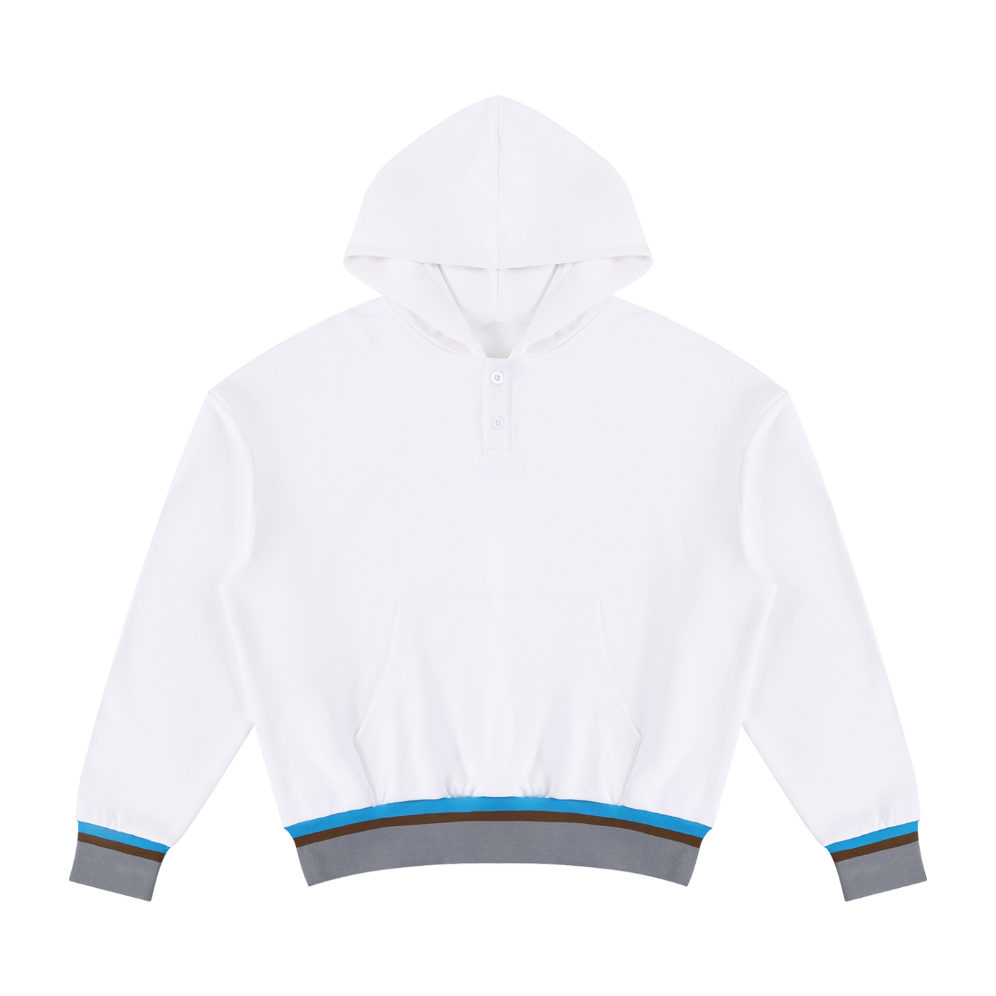 Unisex Oversized Color Block Boxy Hoodie 400GSM
