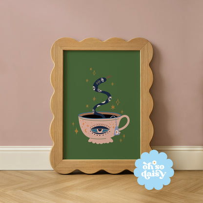 TEA LEAVES EVIL EYE PRINT