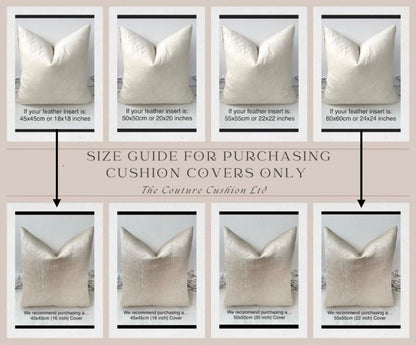 Le Coussin Couture - Le Beige Zig Zag Extérieur - Style N° 125